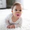 imageDr Browns HappyPaci 100 Silicone Baby Pacifier Contoured OnePiece Design Blue 06m BPAFree 4 Pack
