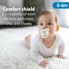 imageDr Browns HappyPaci 100 Silicone Pacifier 06m BPA Free Black Cool Gray White 3Pack