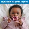 imageDr Browns HappyPaci 100 Silicone Pacifier 06m BPA Free White Pink Light Pink 3Pack