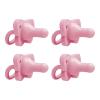 imageDr Browns HappyPaci 100 Silicone Baby Pacifier Contoured OnePiece Design Blue 06m BPAFree 4 Pack