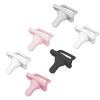 imageDr Browns HappyPaci 100 Silicone Newborn Baby Pacifiers 06 Months BPA Free White Pink Light Pink Cool Gray and Black 6 Pack