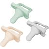 imageDr Browns HappyPaci 100 Silicone Pacifier 06m BPA Free Cool Gray Green Ecru 3Pack