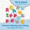 imageDr Browns CleanUp Sit ampamp Splash NonSlip Bath Stickers Dinosaur Theme Bathtub Safety AntiSlip Adhesive Decals for Kids 6m BPA FreeBath Stickers