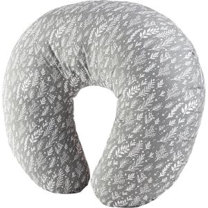 imageDr Browns Breastfeeding Pillow with Removable Cover for Nursing Mothers Machine Washable Cotton Blend GrayBreastfeeding Pillow  Gray