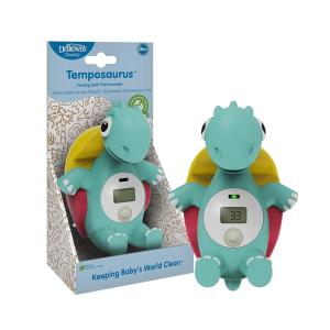 imageDr Browns CleanUp Temposaurus Floating Bath Thermometer for Accurately Measuring Babys Bath Water Temperature BPA freeTemposaurus Bath Thermometer
