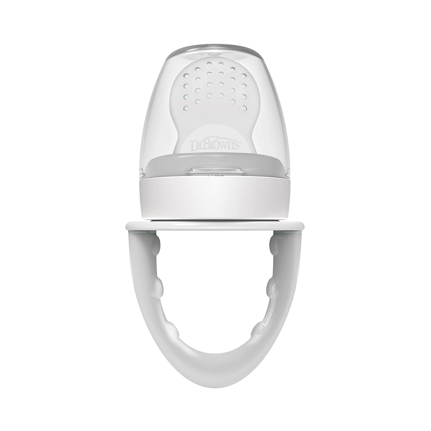 imageDr Browns Designed to Nourish Fresh Firsts Silicone Feeder Grey One Size1 Pack  Gray