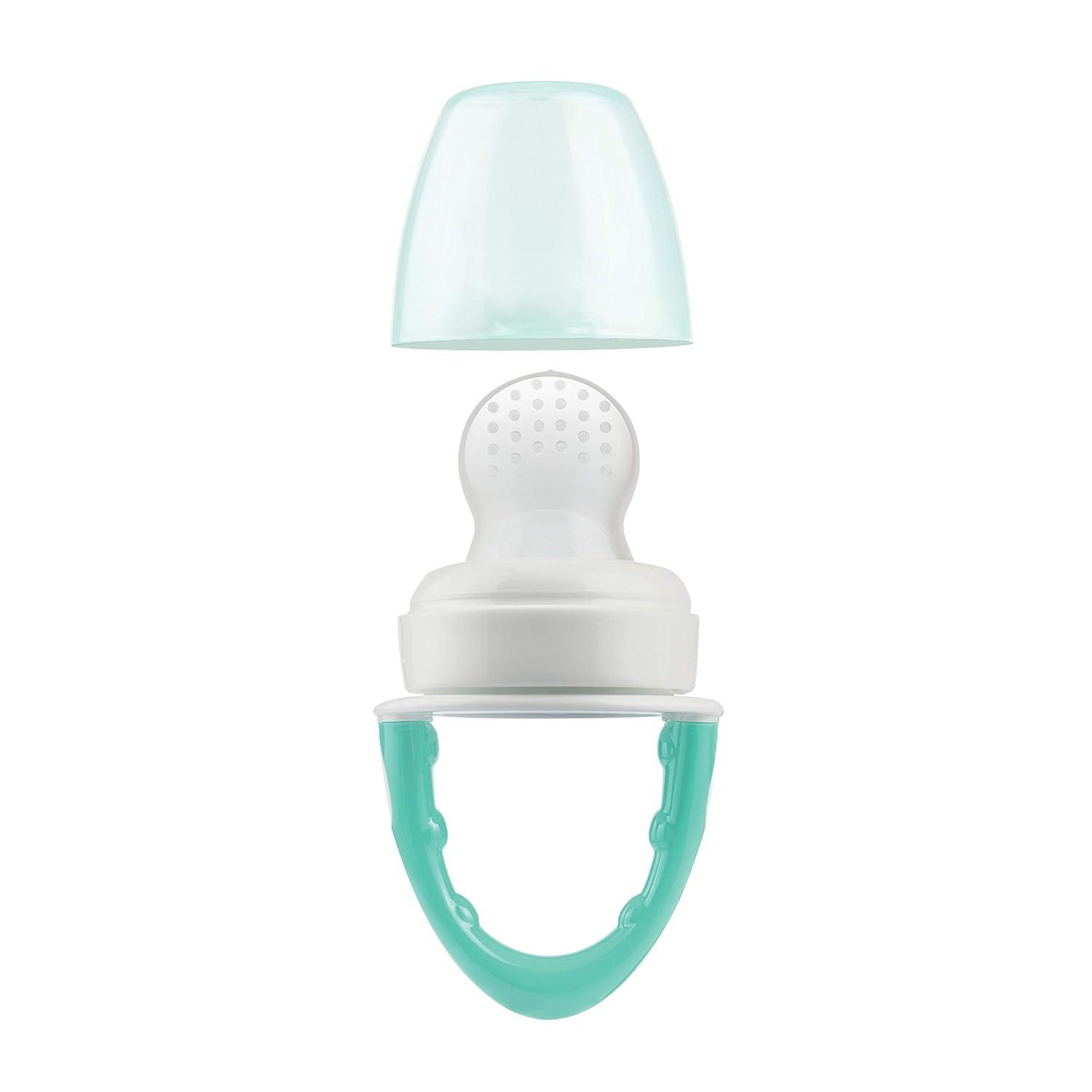 imageDr Browns Designed to Nourish Fresh Firsts Silicone Feeder Grey One Size1 Pack  Mint