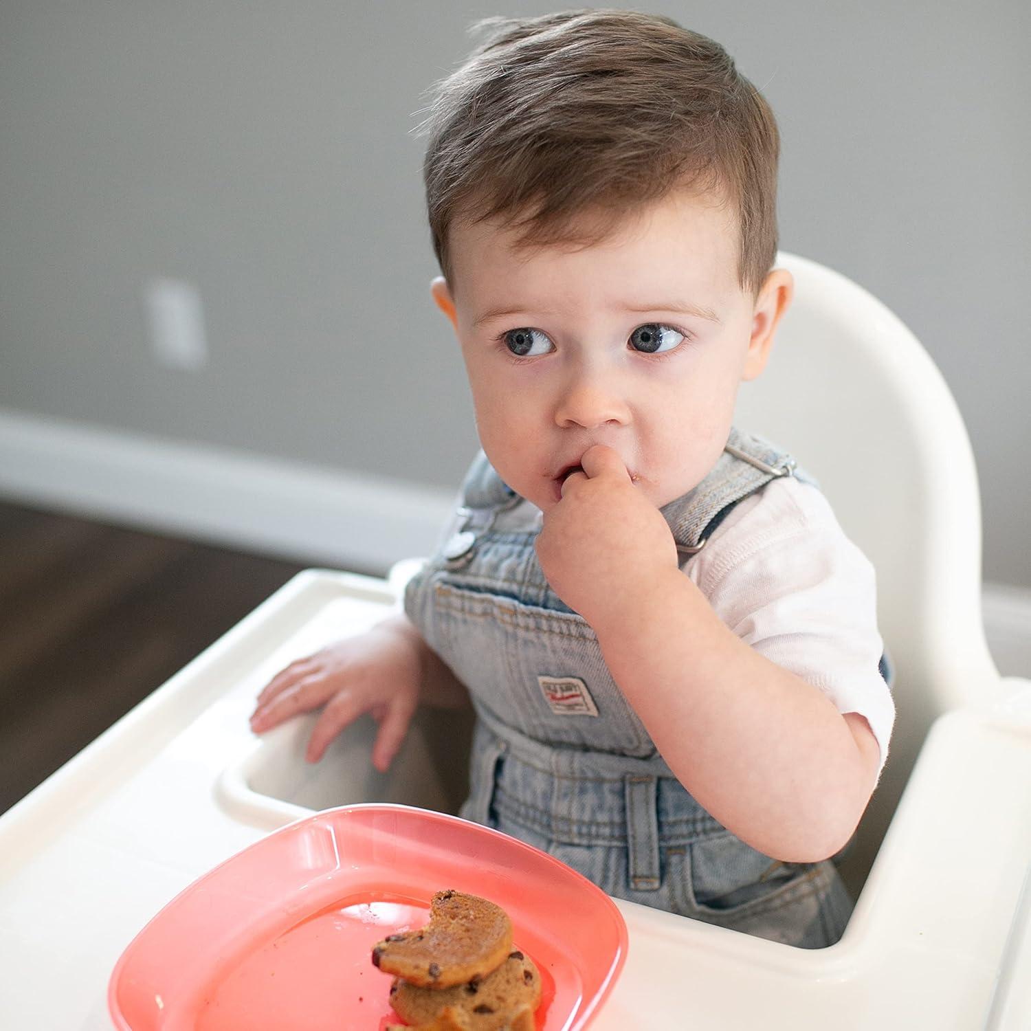 imageDr Browns Designed to Nourish Stackable Plates for Toddlers ampamp Babies BPA Free  3Pack 4mToddler Plates  4 Pack