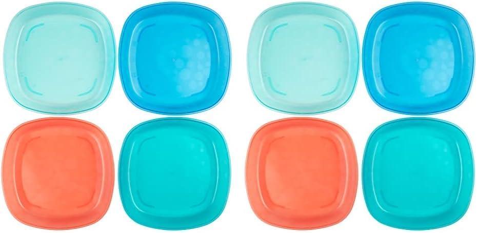 imageDr Browns Designed to Nourish Stackable Plates for Toddlers ampamp Babies BPA Free  3Pack 4mToddler Plates  4 Pack