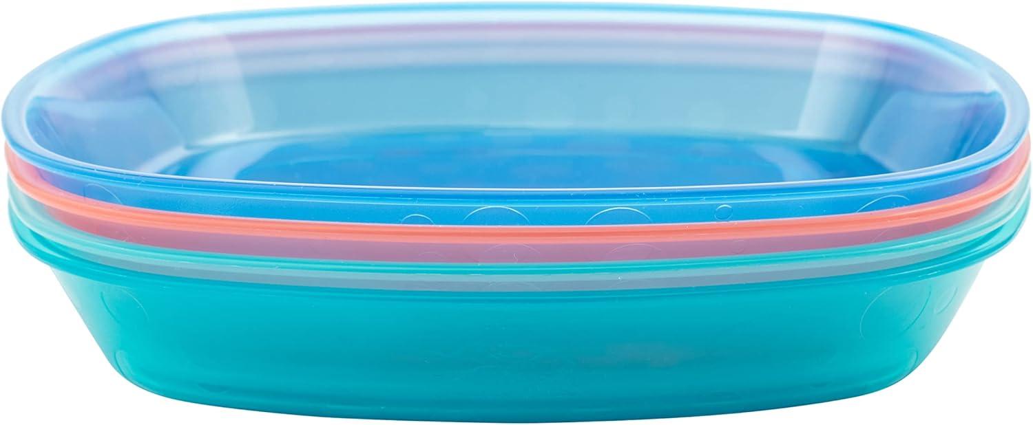 imageDr Browns Designed to Nourish Stackable Plates for Toddlers ampamp Babies BPA Free  3Pack 4mToddler Plates  4 Pack