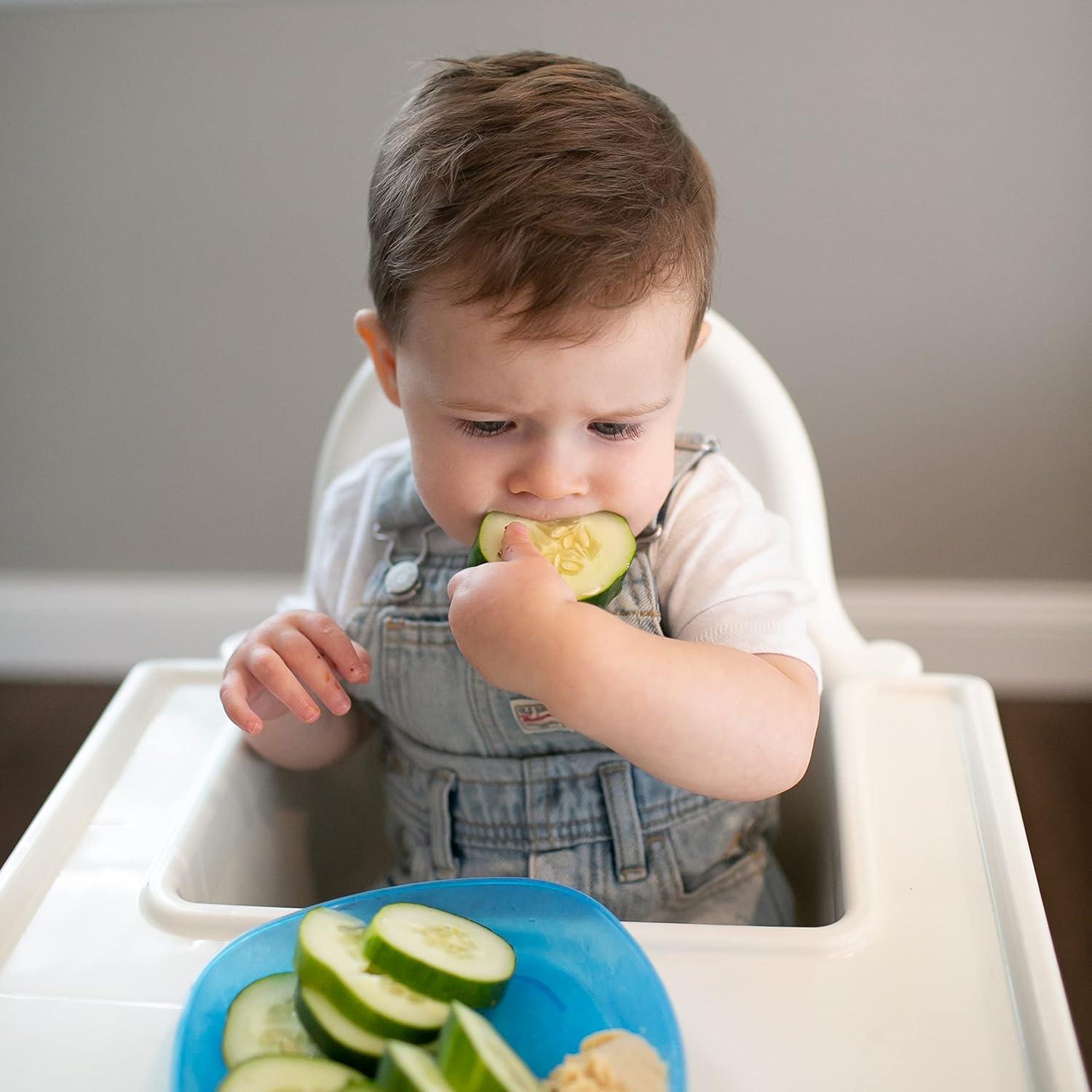 imageDr Browns Designed to Nourish Stackable Plates for Toddlers ampamp Babies BPA Free  3Pack 4mToddler Plates  4 Pack