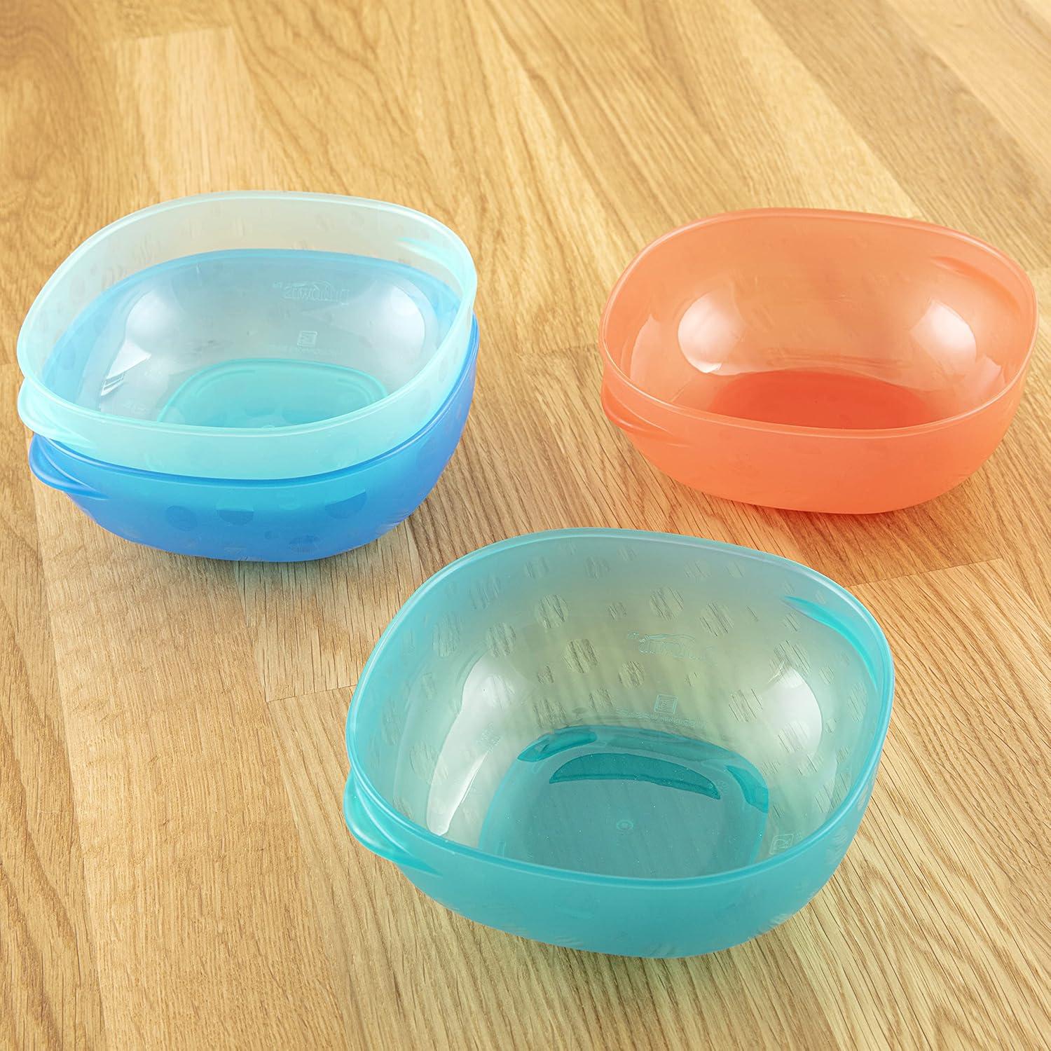 imageDr Browns ScoopABowl Baby and Toddler Food and Cereal Bowl BPA Free  4Pack