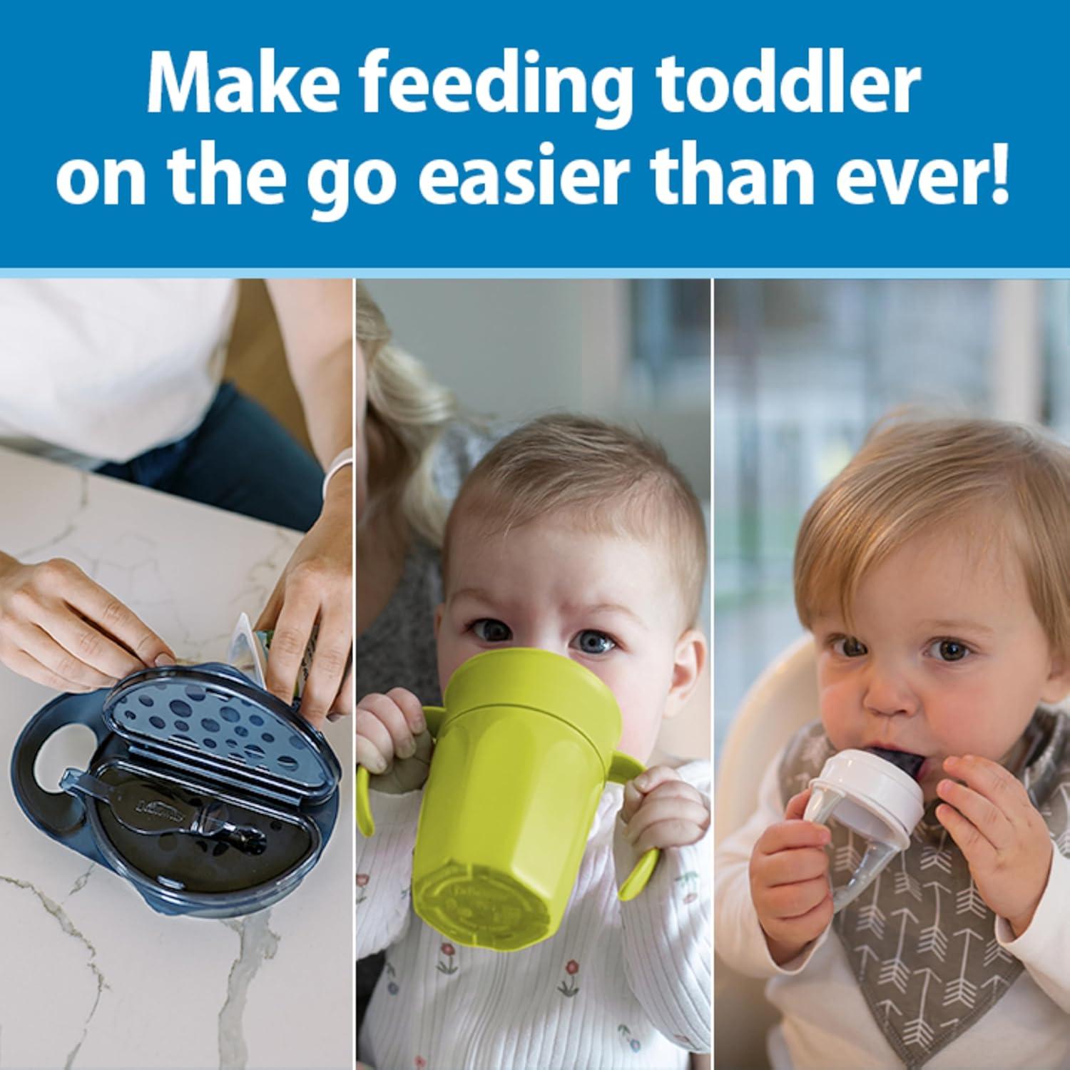 imageDr Browns Toddler Feeding Starter Set Travel Bundle with Cheers360 Spoutless Training Cup with Handles 6m 4 Piece