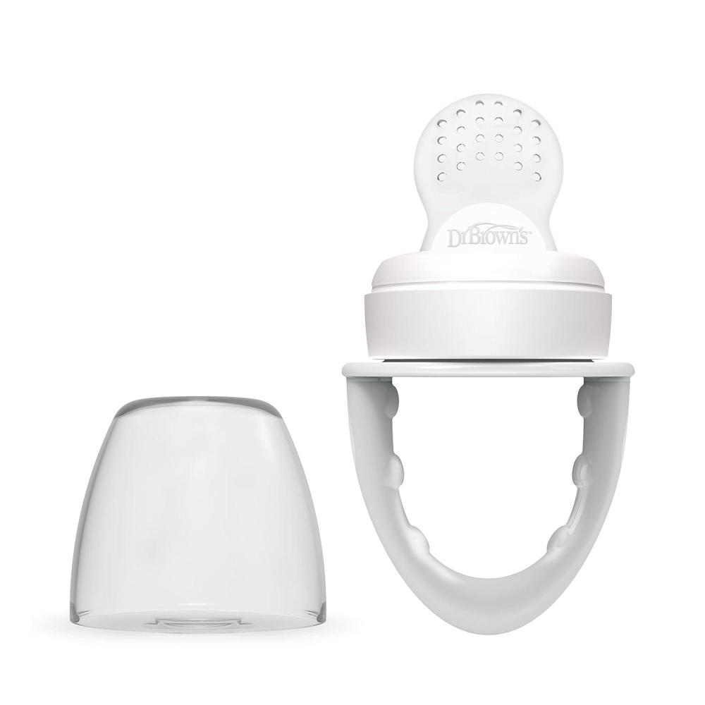 imageDr Browns Designed to Nourish Fresh Firsts Silicone Feeder Grey One Size1 Pack  Gray