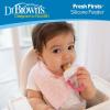 imageDr Browns Designed to Nourish Fresh Firsts Silicone Feeder Grey One Size2 Pack  Pink  Gray