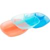 imageDr Browns Designed to Nourish Stackable Plates for Toddlers ampamp Babies BPA Free  3Pack 4mToddler Divided Plates  3 Pack
