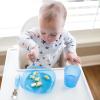 imageDr Browns Designed to Nourish Stackable Plates for Toddlers ampamp Babies BPA Free  3Pack 4mToddler Plates  3 Pack