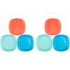 imageDr Browns Designed to Nourish Stackable Plates for Toddlers ampamp Babies BPA Free  3Pack 4mToddler Plates  3 Pack