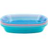 imageDr Browns Designed to Nourish Stackable Plates for Toddlers ampamp Babies BPA Free  3Pack 4mToddler Plates  4 Pack