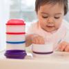 imageDr Browns SnackAPillar Stackable Snack and Dipping Cups Travel Food Storage for Toddlers and Babies BPA Free 6m4 Count Pack of 1