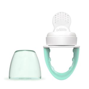 imageDr Browns Designed to Nourish Fresh Firsts Silicone Feeder Grey One Size1 Pack  Mint
