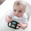 imageDr Browns Narrow Baby Bottle Handles 100 Silicone Easy Grip Removable Handles for Bottle to Sippy Cup Transition Gray 4mBlack