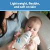 imageDr Browns Narrow Baby Bottle Handles 100 Silicone Easy Grip Removable Handles for Bottle to Sippy Cup Transition Gray 4mPink