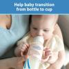 imageDr Browns Narrow Baby Bottle Handles 100 Silicone Easy Grip Removable Handles for Bottle to Sippy Cup Transition Gray 4mPink