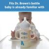 imageDr Browns WideNeck Baby Bottle Handles 100 Silicone Easy Grip Removable Handles for Bottle to Sippy Cup Transition Green 4mEcru