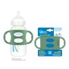 imageDr Browns WideNeck Baby Bottle Handles 100 Silicone Easy Grip Removable Handles for Bottle to Sippy Cup Transition Green 4mGreen
