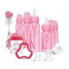 imageDr Browns Natural Flow AntiColic Options Narrow 8oz250mL Baby Bottle  Lovey Gift Set with Level 1 Slow Flow NipplesSpecial Edition  Pink