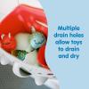 imageDr Browns CleanUp DinoScoop Baby Bath Toy Organizer ampamp Hanging Storage with Large Capacity for Toddler Bath Toys Dinosaur Theme BPA FreeDinoscoop Baby Bath Toy Organizer