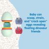 imageDr Browns CleanUp Float ampamp Hatch Dino Eggs MultiUse Interactive Bath and Pool Toy for Toddlers 6m BPA Free Packaging May VaryDino Hatch Eggs