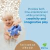 imageDr Browns CleanUp Float ampamp Hatch Dino Eggs MultiUse Interactive Bath and Pool Toy for Toddlers 6m BPA Free Packaging May VaryDino Hatch Eggs With Pour  Roar Watering Can