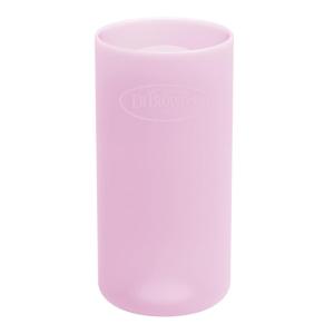 imageDr Browns Options Narrow Glass Bottle Sleeve 100 Silicone Pink BPAFree 8 oz 1Pack