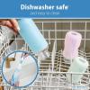 imageDr Browns Options Narrow Glass Bottle Sleeve 100 Silicone Blue BPAFree 8 oz 1Pack4 oz  GlowintheDark