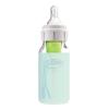 imageDr Browns Options Narrow Glass Bottle Sleeve 100 Silicone Blue BPAFree 8 oz 1Pack4 oz  Mint