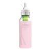 imageDr Browns Options Narrow Glass Bottle Sleeve 100 Silicone Blue BPAFree 8 oz 1Pack8 oz  Pink
