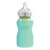 imageDr Browns Options WideNeck Glass Bottle Sleeve 100 Silicone GlowintheDark BPAFree 9 oz 1PackMint  9oz  Value Pack