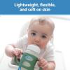 imageDr Browns WideNeck Baby Bottle Handles 100 Silicone Easy Grip Removable Handles for Bottle to Sippy Cup Transition Pink 4m