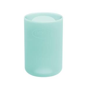imageDr Browns Options Narrow Glass Bottle Sleeve 100 Silicone Blue BPAFree 8 oz 1Pack4 oz  Mint