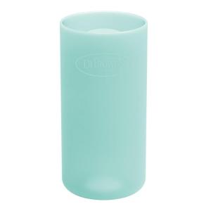 imageDr Browns Options Narrow Glass Bottle Sleeve 100 Silicone Blue BPAFree 8 oz 1Pack8 oz  Mint