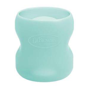 imageDr Browns Options WideNeck Glass Bottle Sleeve 100 Silicone GlowintheDark BPAFree 9 oz 1PackMint  5oz