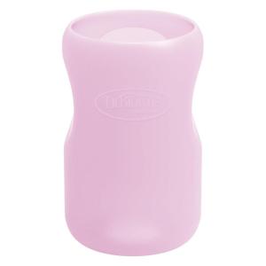 imageDr Browns Options WideNeck Glass Bottle Sleeve 100 Silicone Pink BPAFree 9 oz 1Pack