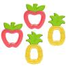 imageDr Browns AquaCool WaterFilled Teether Cooling Teether Toy for Babies Soothes Sore Gums Avocado Toast Shapes BPA Free 3m 2PackApple Pineapple  Value Pack