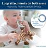 imageDr Browns Baby Lovey Pacifier and Teether Holder Deer with Pink HappyPaci 100 Silicone 06m Packaging May VaryGiraffe