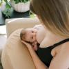 imageDr Browns Feeding and Nursing Lap Support Pillow with Cover Premium Memory Foam Responsive Firm Support Gentle BeigeGentle Beige