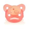imageDr Browns PreVent Orthodontic Baby Pacifier Suction Free Air Channel Contoured Butterfly Shield is Gentle on Face Made in USA Stage 2 618m 4Pack Glow in the Dark  Pink