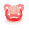 imageDr Browns PreVent Orthodontic Baby Pacifier Suction Free Air Channel Contoured Butterfly Shield is Gentle on Face Made in USA Stage 2 618m 4Pack Glow in the Dark  Pink