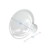 imageDr Browns Softshape Silicone Shields Flanges for Manual and Electric Breast Pumps BPA Free Size A 21mm 2 CountSize C 30 Mm